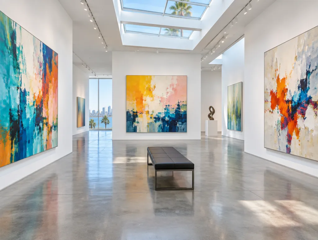 Contemporary art gallery in San Diego