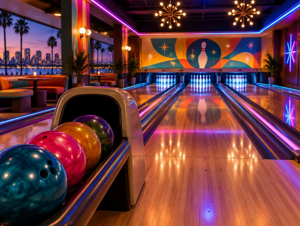Bowling alley in San Diego