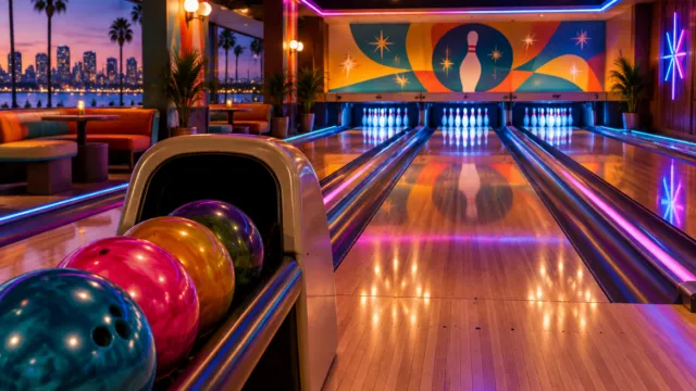 Bowling alley in San Diego