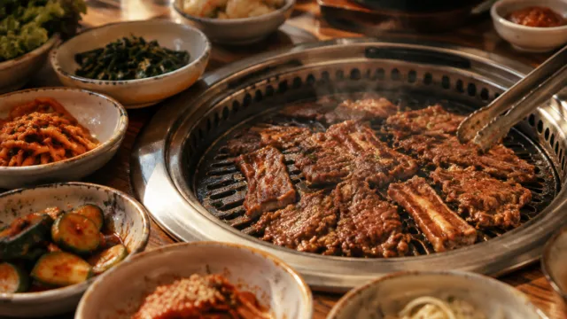 Korean barbecue in San Diego
