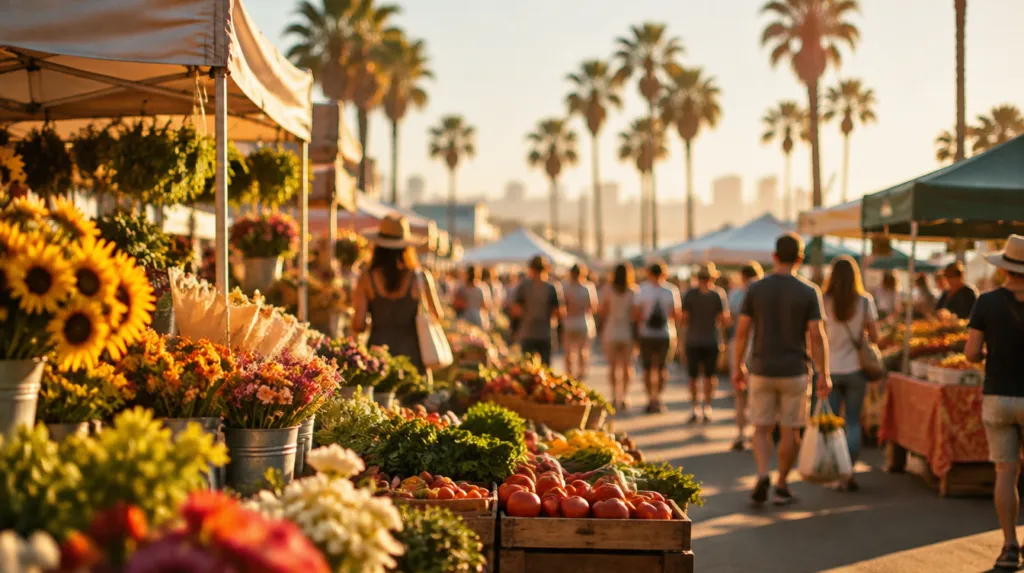 Saturday farmers market in San Diego