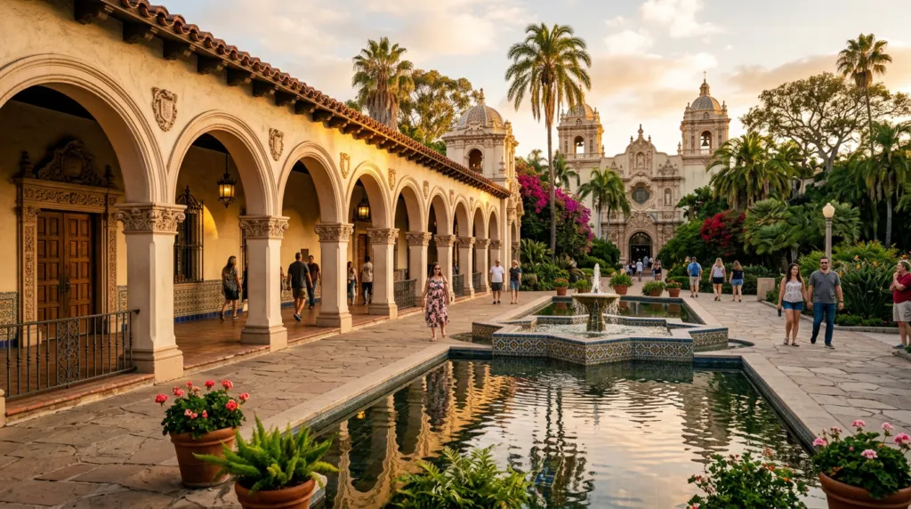 Balboa Park museum arcade