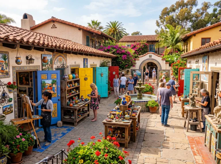 Artist studios in Spanish Village
