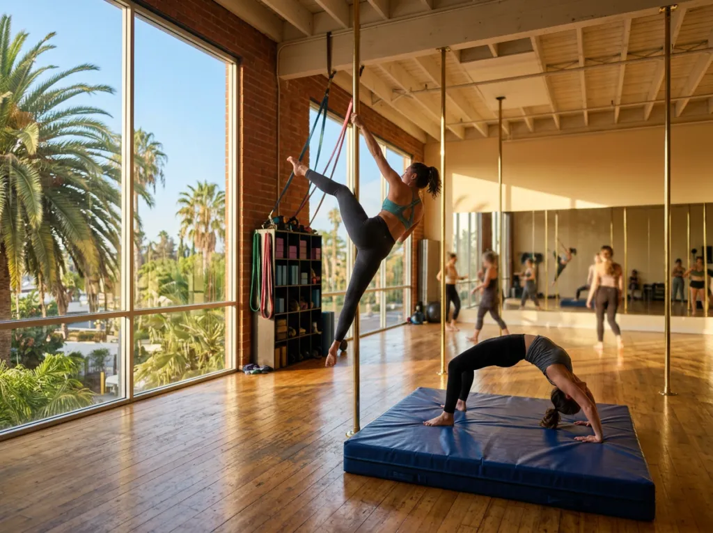 Dance and pole fitness studio in San Diego