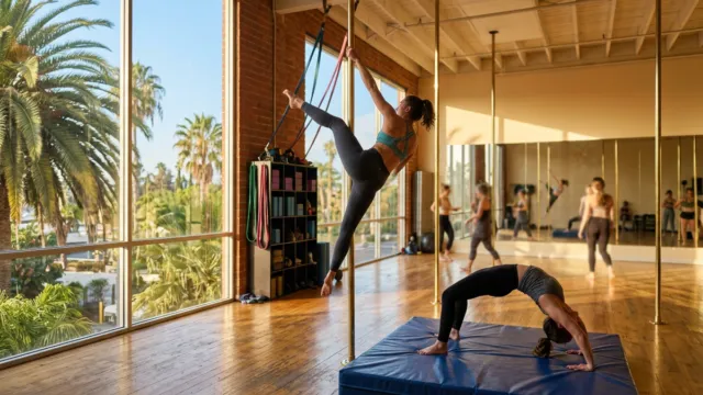 Dance and pole fitness studio in San Diego