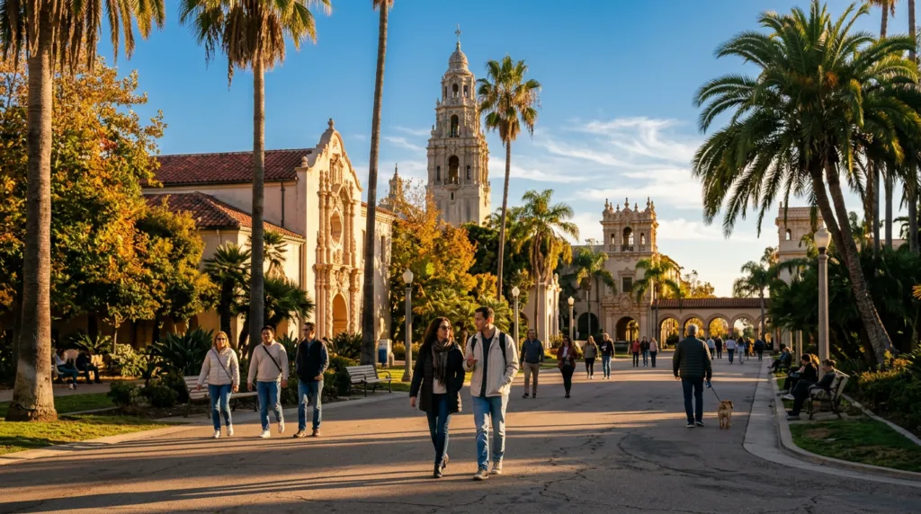 Balboa Park on a sunny November afternoon